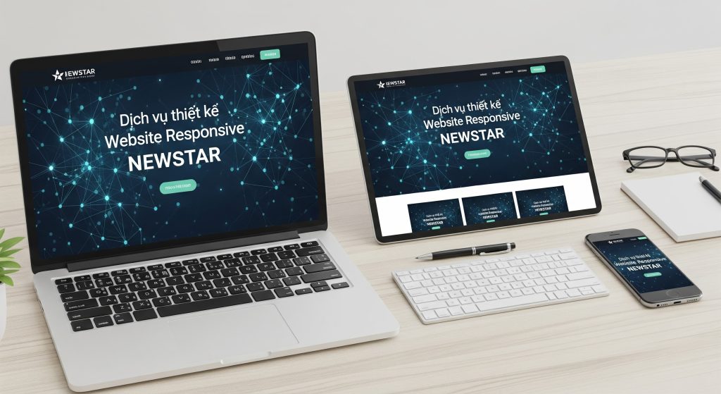 Dịch vụ thiết kế Website Responsive NEWSTAR