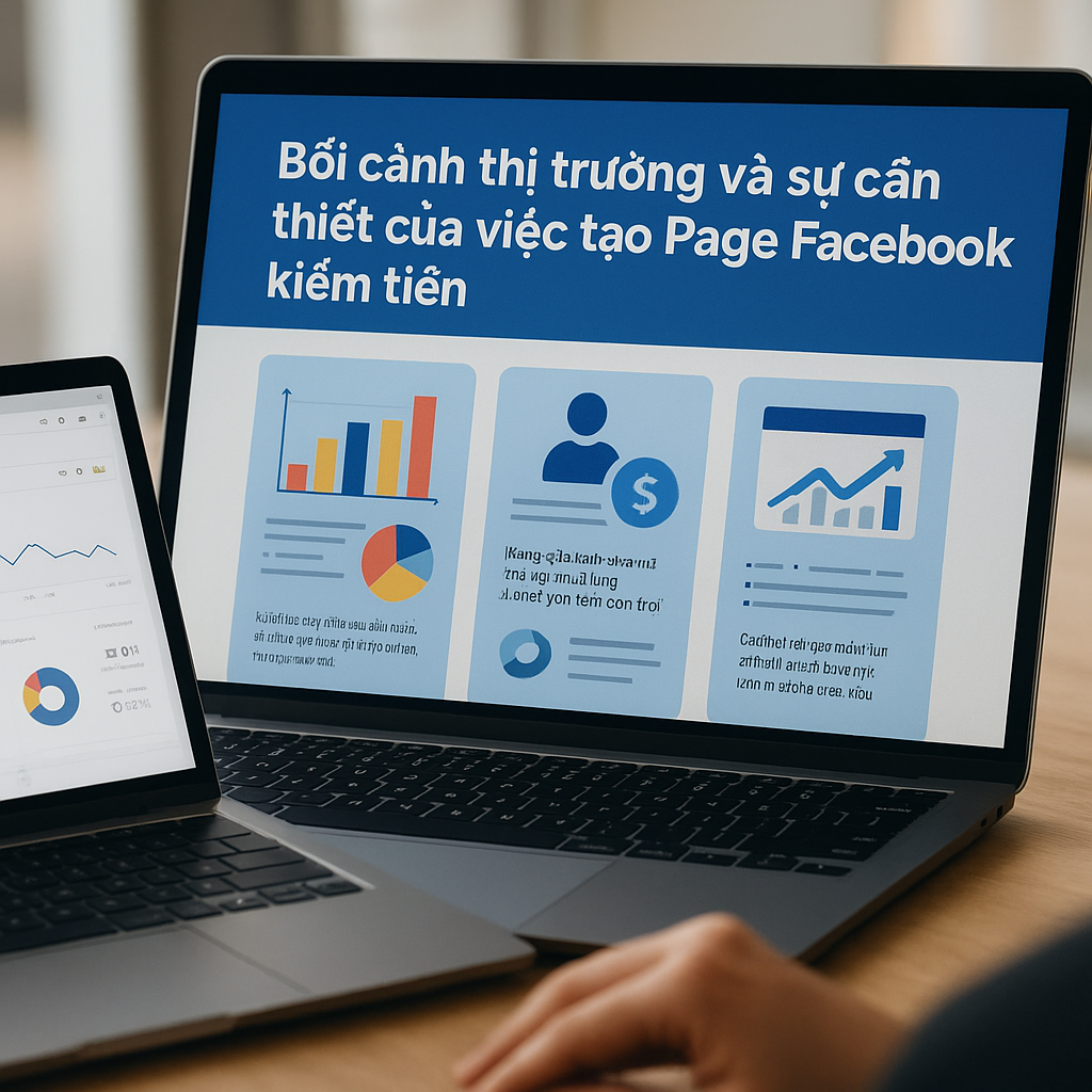 Bối cảnh thị trường và sự cần thiết của việc tạo Page Facebook kiếm tiền