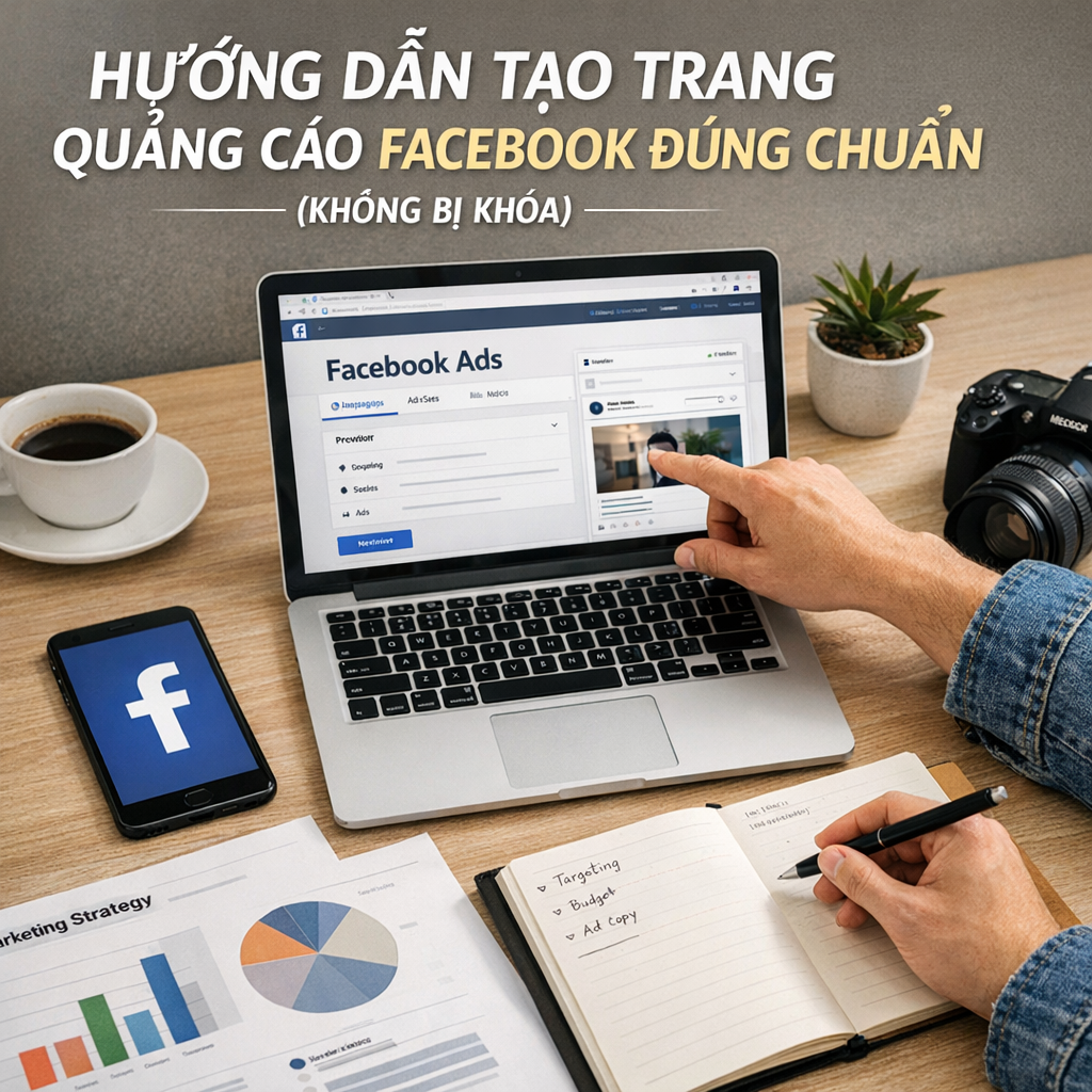 Hướng Dẫn Tạo Trang Quảng Cáo Facebook Đúng Chuẩn (Không Bị Khoá)