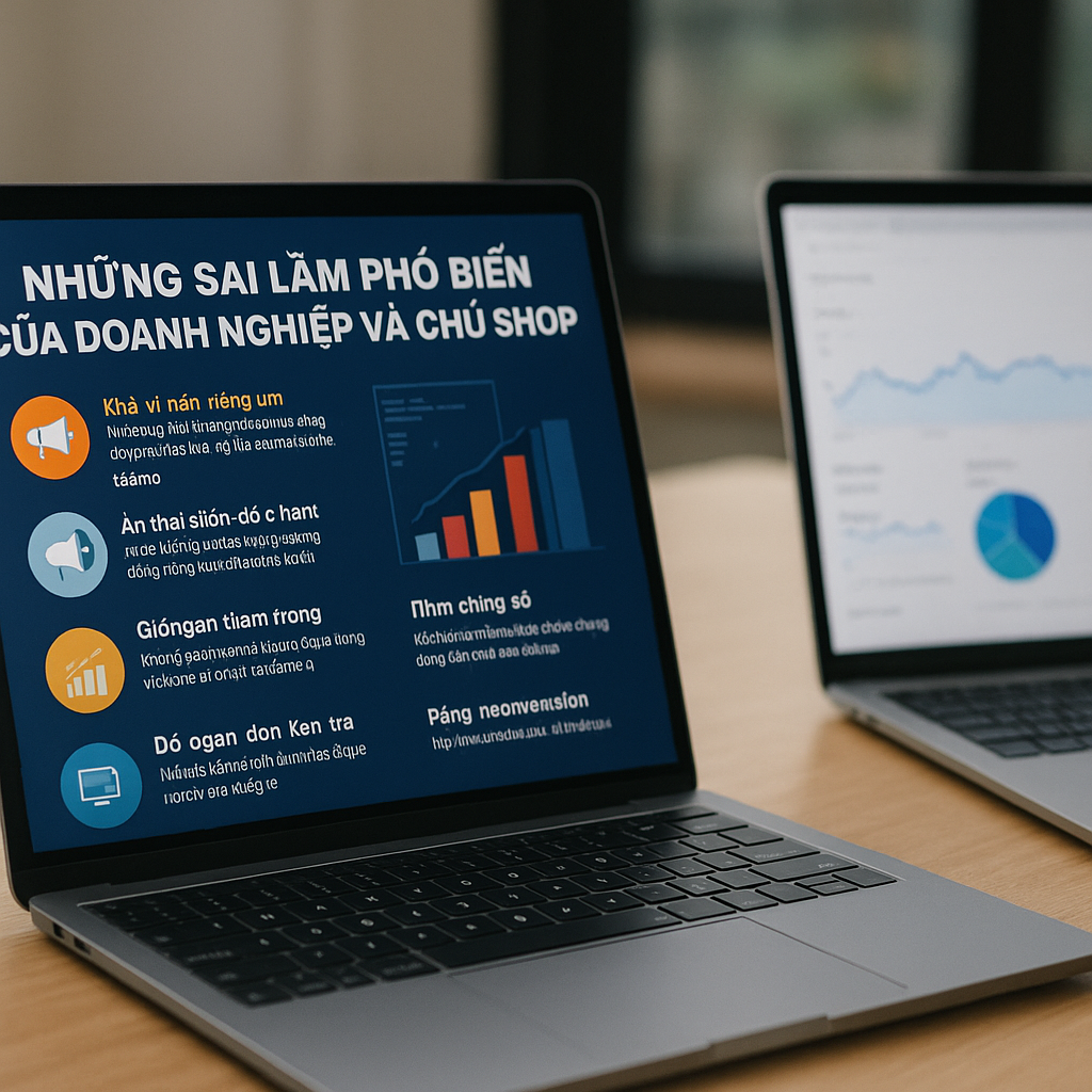 Những sai lầm phổ biến của doanh nghiệp và chủ shop