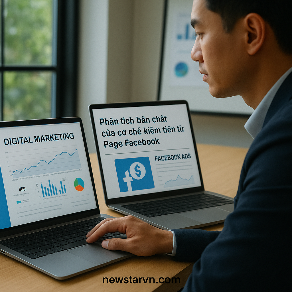 Phân tích bản chất của cơ chế kiếm tiền từ Page Facebook