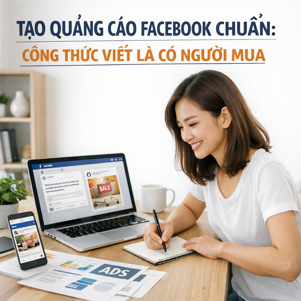 Tạo Quảng Cáo Facebook Chuẩn: Công Thức Viết Là Có Người Mua