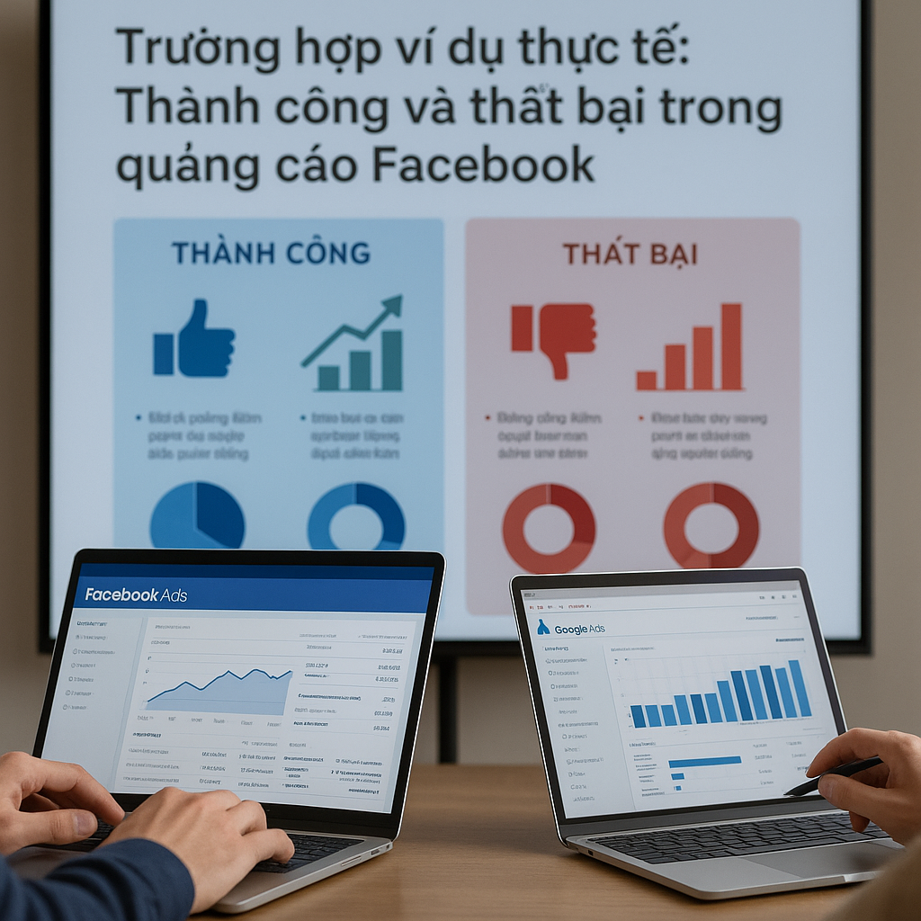 Trường hợp ví dụ thực tế: Thành công và thất bại trong quảng cáo Facebook