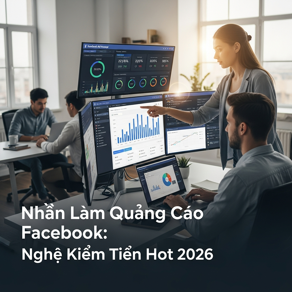 Nhận Làm Quảng Cáo Facebook: Nghề Kiếm Tiền Hot 2026