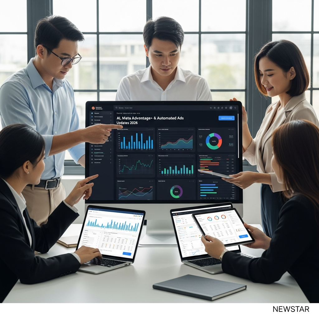Cập nhật tính đến 2026: AI, Meta Advantage+ và quảng cáo tự động