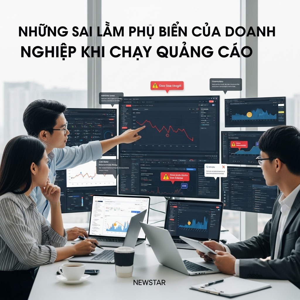 Những Sai Lầm Phổ Biến Của Doanh Nghiệp Khi Chạy Quảng Cáo