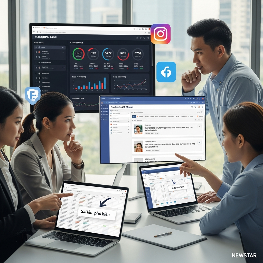 Sai lầm phổ biến trong quảng cáo Facebook