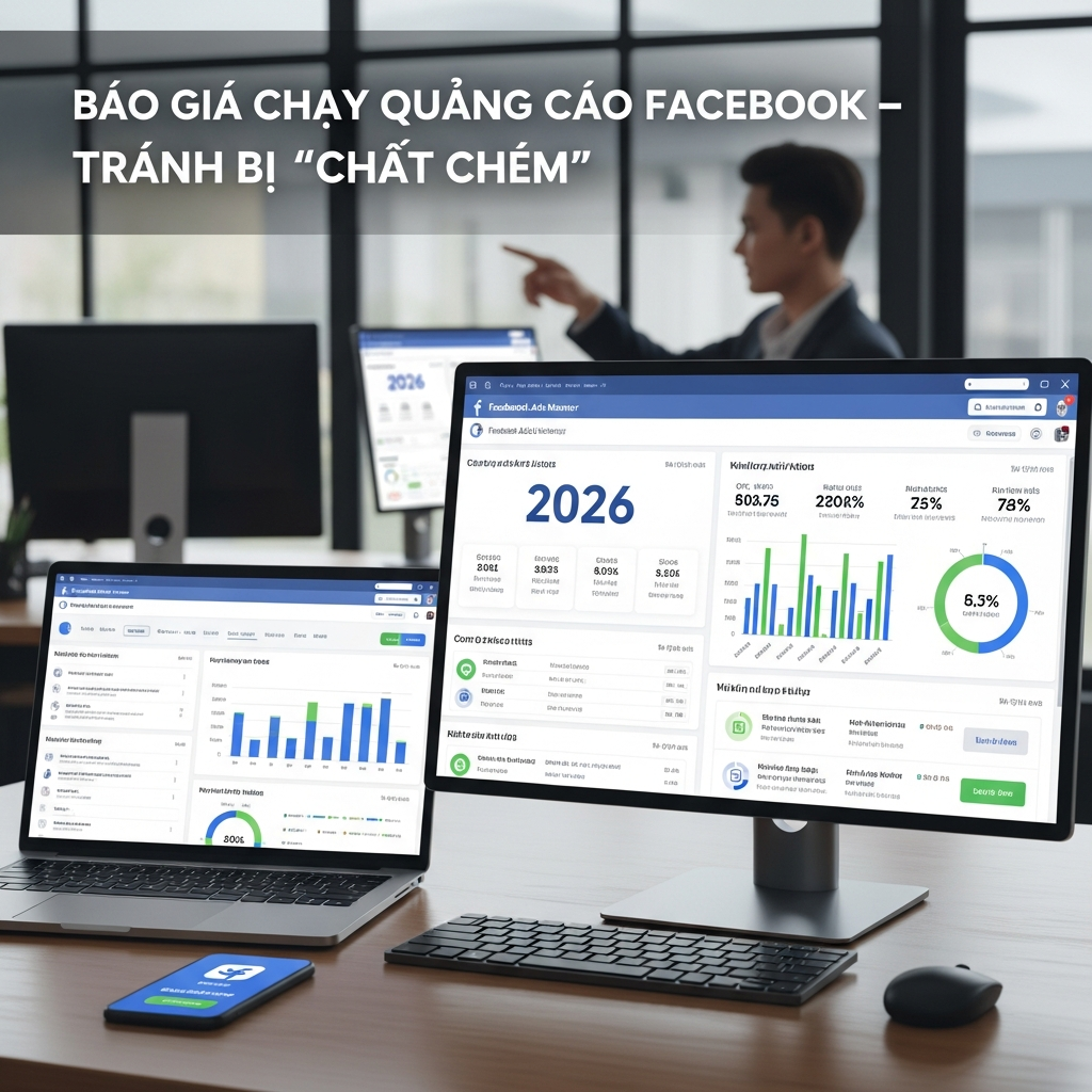 Báo Giá Chạy Quảng Cáo Facebook 2026 – Tránh Bị “Chặt Chém”