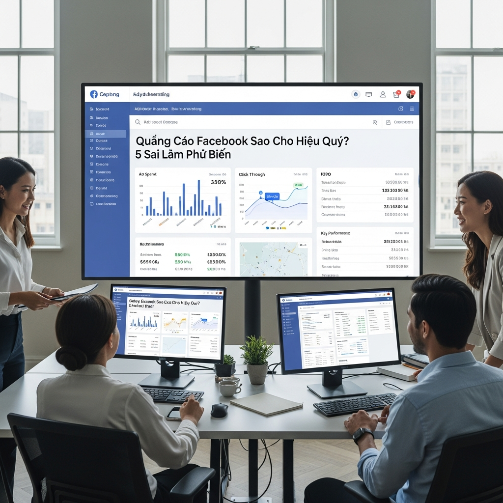 Quảng Cáo Facebook Sao Cho Hiệu Quả? 5 Sai Lầm Phổ Biến