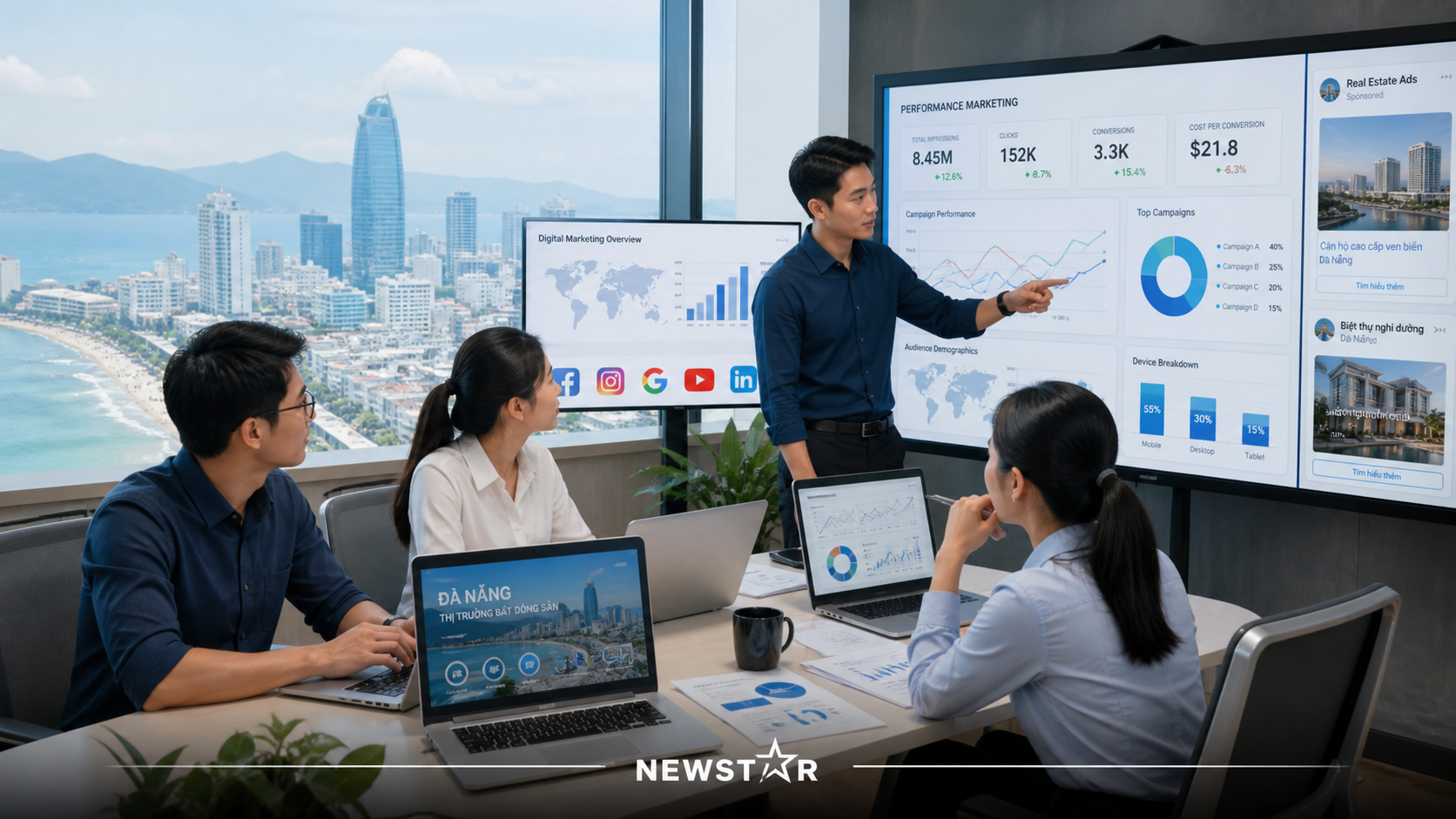 Bối cảnh thị trường bất động sản Đà Nẵng và xu hướng quảng cáo online toàn cầu
