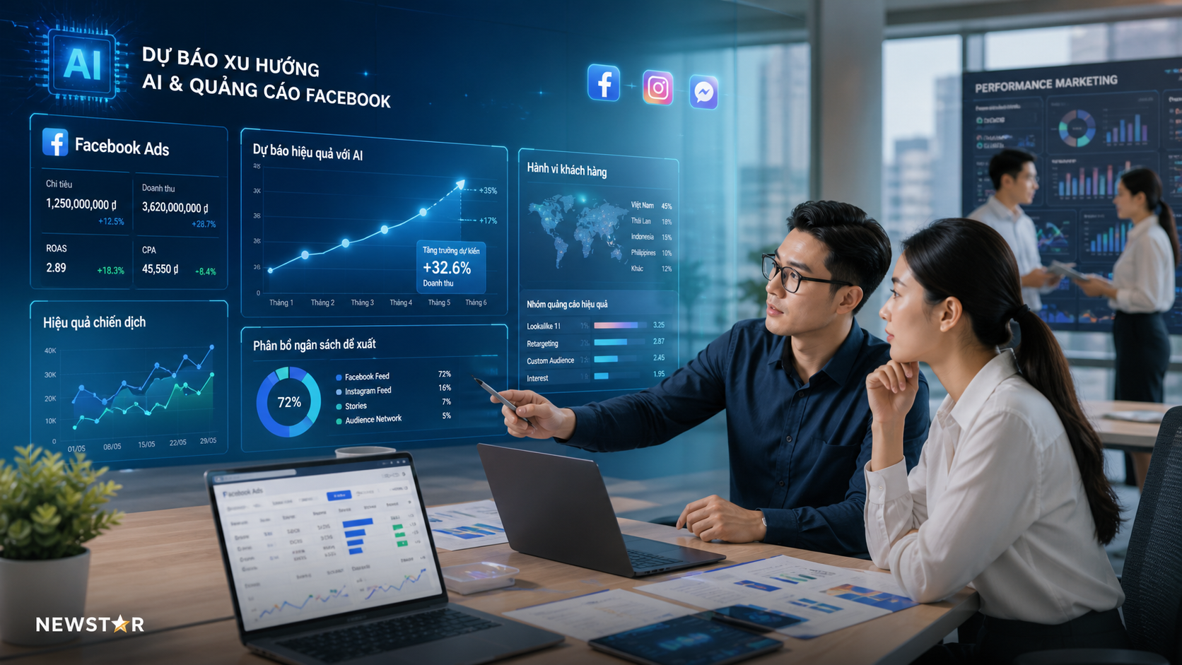 Dự báo xu hướng AI và tương lai của quảng cáo Facebook