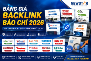 Bảng giá backlink báo chí 2026