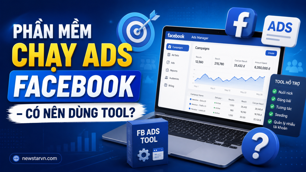 Phần Mềm Chạy Ads Facebook – Có Nên Dùng Tool?