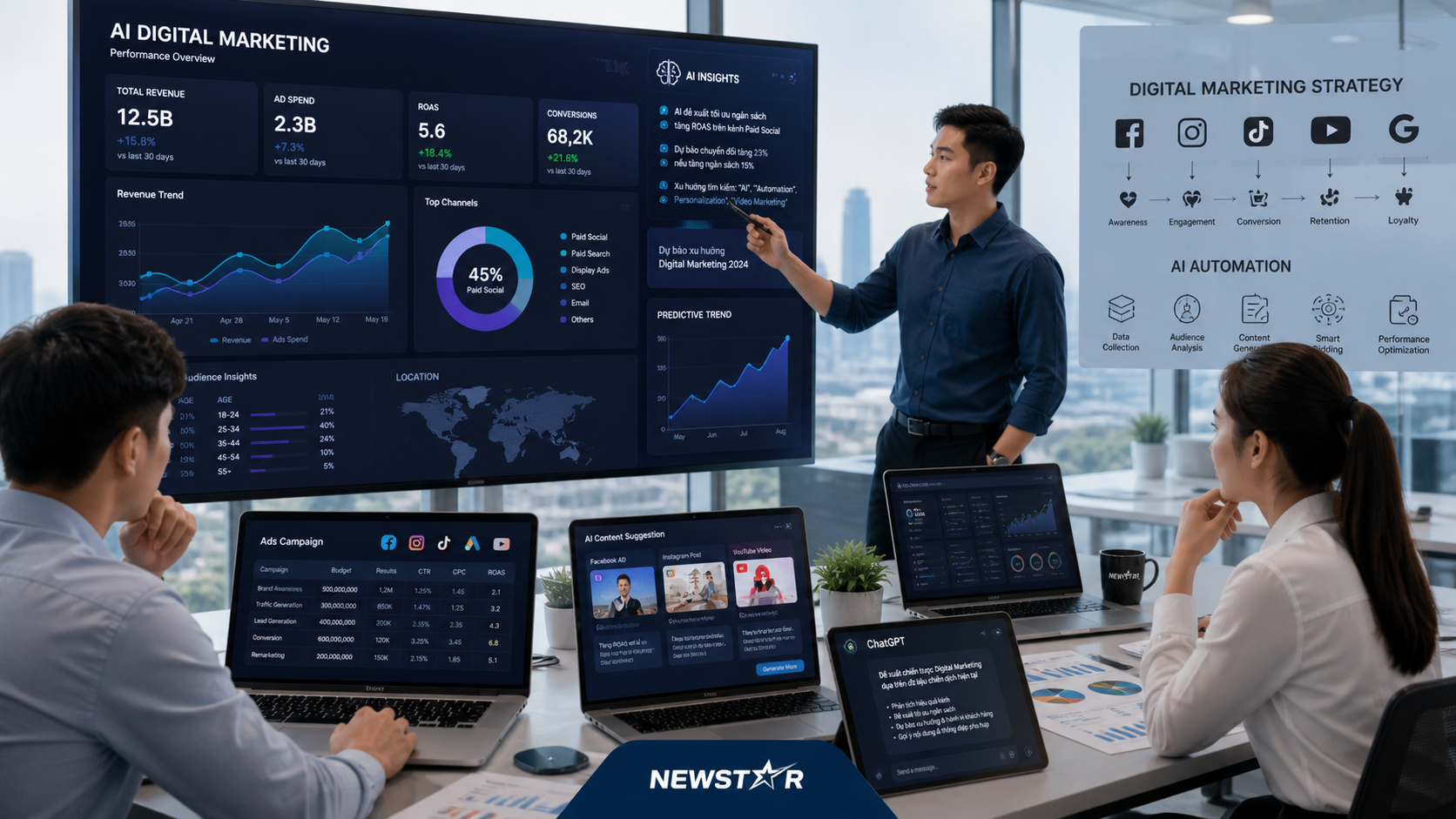 Chiến lược thực tế và dự báo xu hướng AI trong Digital Marketing