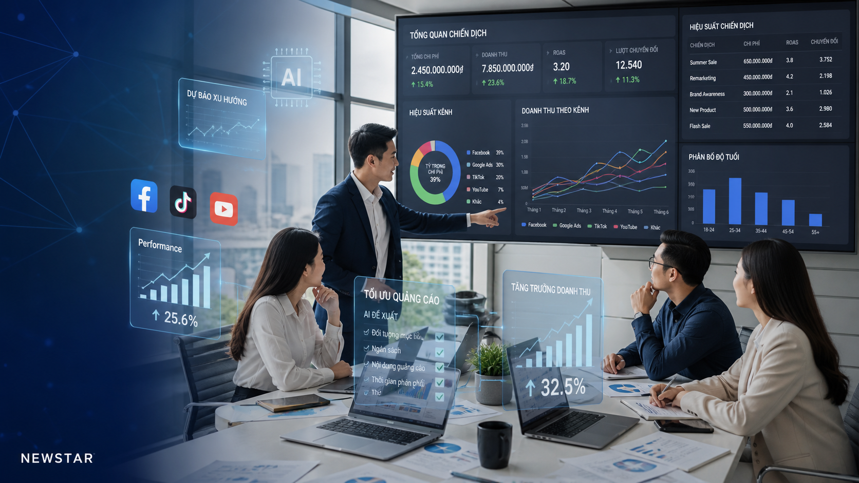 Dự báo xu hướng AI trong quảng cáo và Digital Marketing
