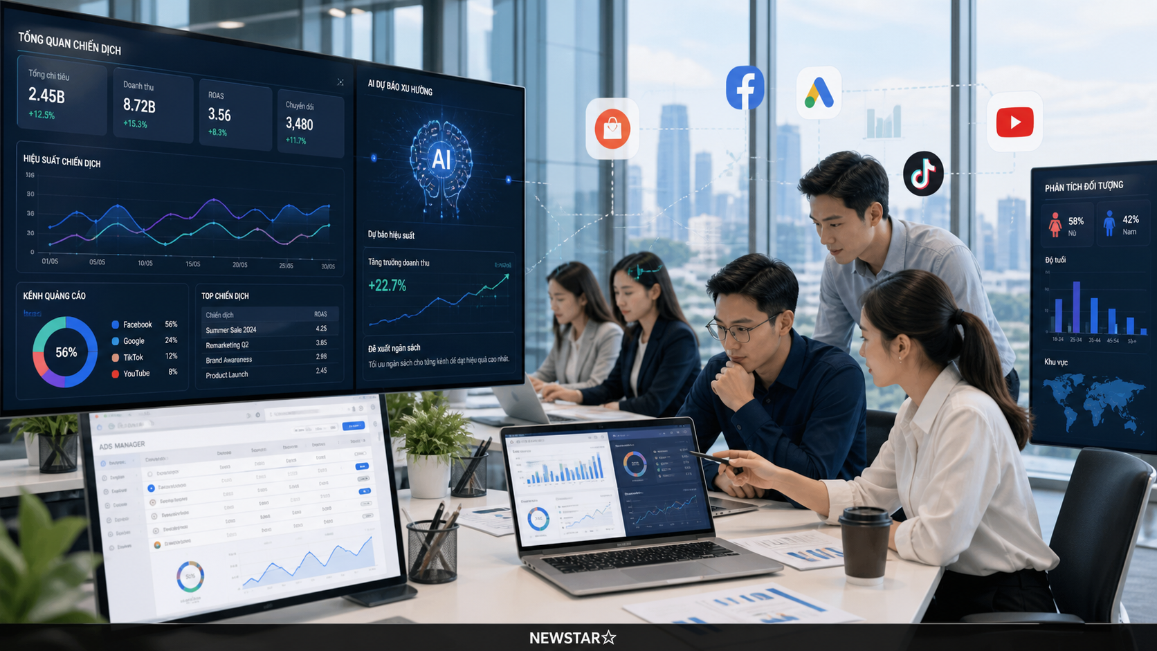 Dự báo xu hướng AI và tương lai quảng cáo kỹ thuật số
