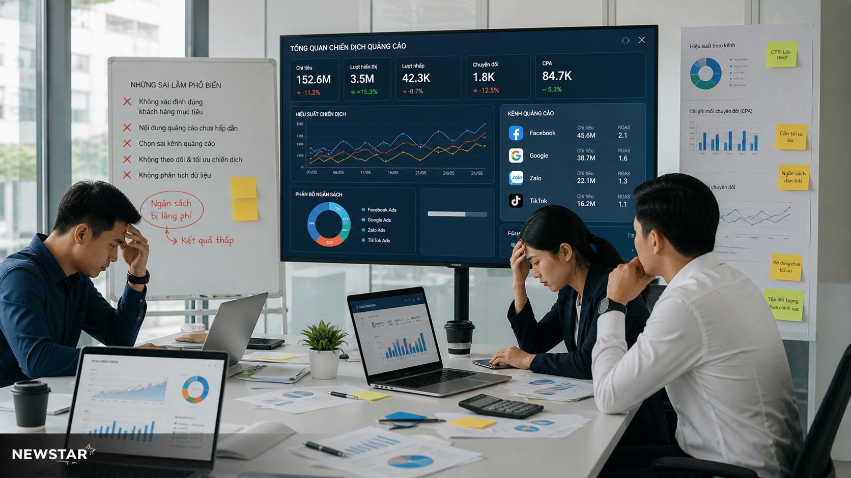 Những sai lầm phổ biến của doanh nghiệp khi chạy quảng cáo online