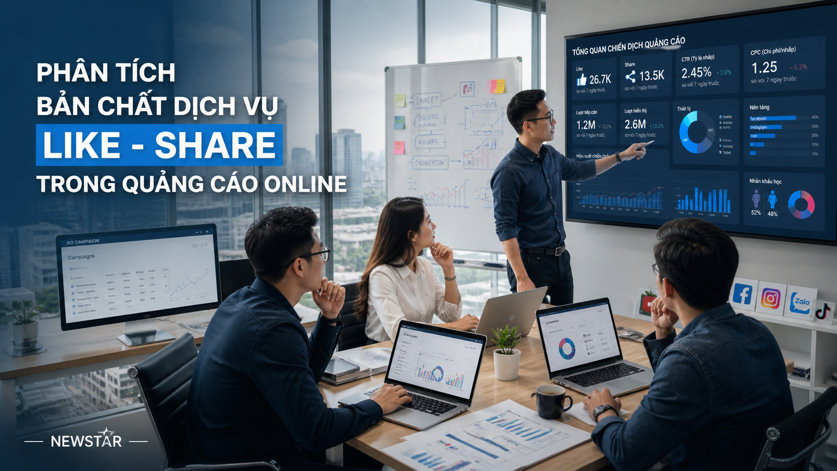 Phân tích bản chất dịch vụ Like - Share trong quảng cáo online