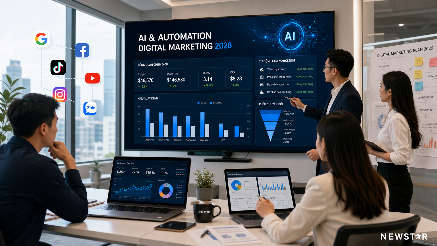 Xu Hướng Ứng Dụng AI & Tự Động Hóa Trong Digital Marketing 2026