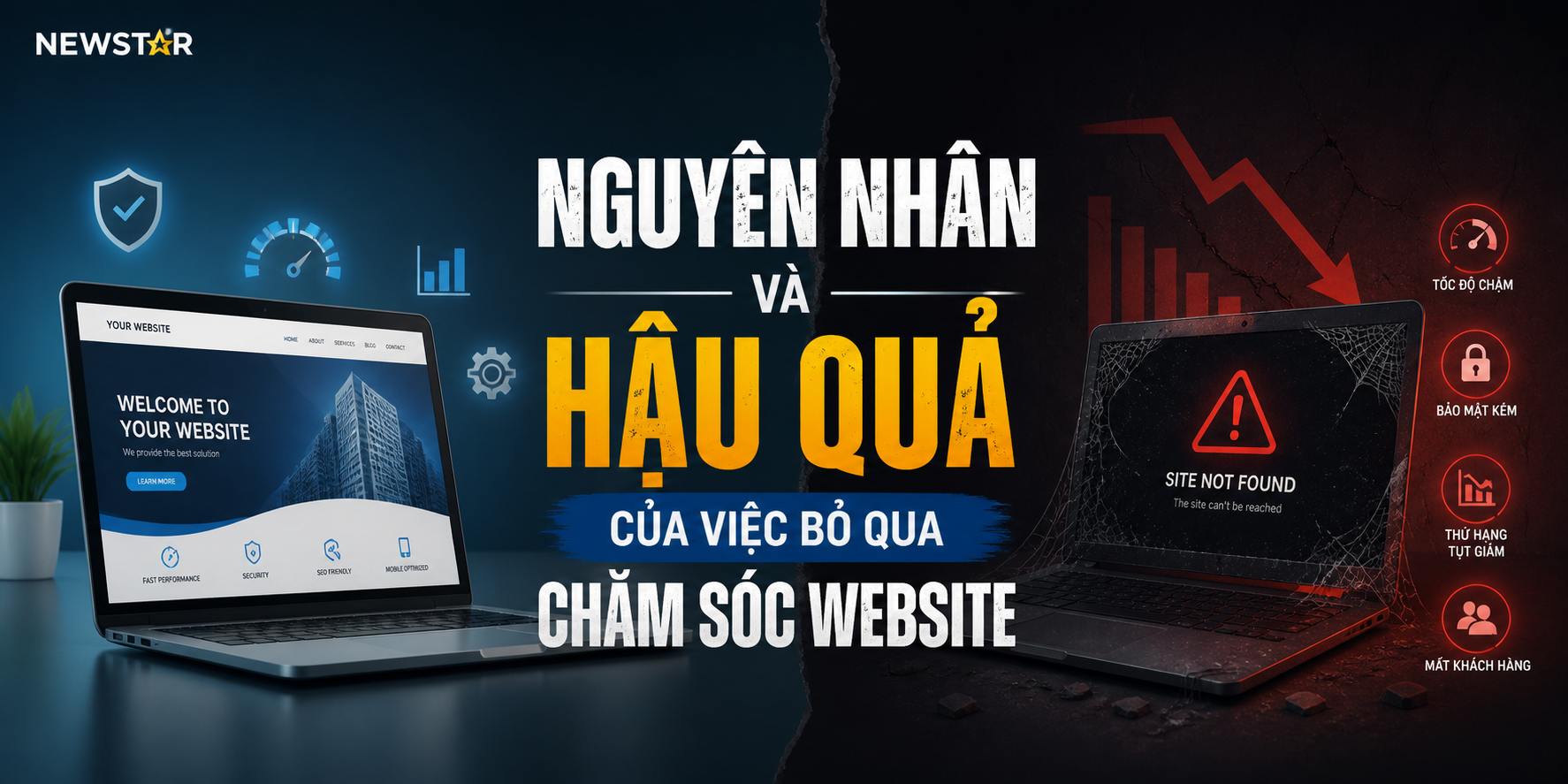 Nguyên Nhân và Hậu Quả Của Việc Bỏ Qua Chăm Sóc Website