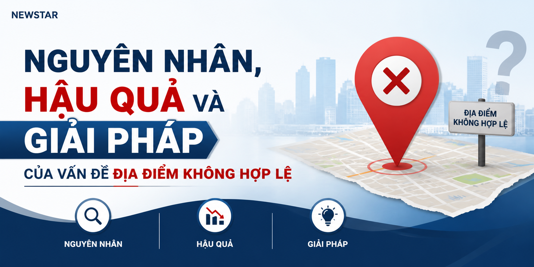 Nguyên nhân, hậu quả và giải pháp của vấn đề địa điểm không hợp lệ