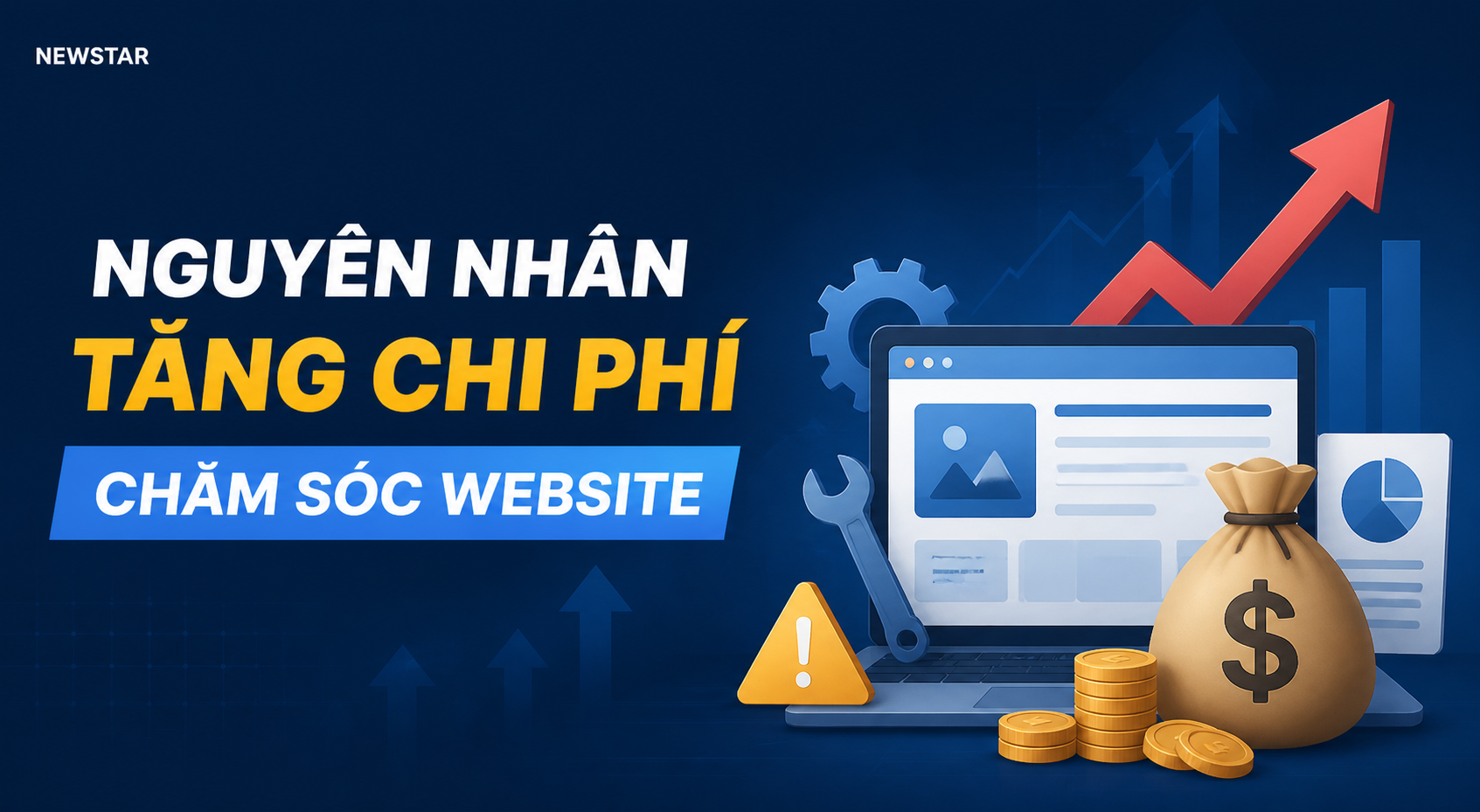 Nguyên nhân tăng chi phí chăm sóc website
