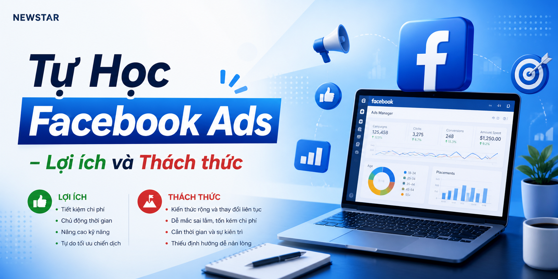 Tự Học Facebook Ads – Lợi ích và Thách thức