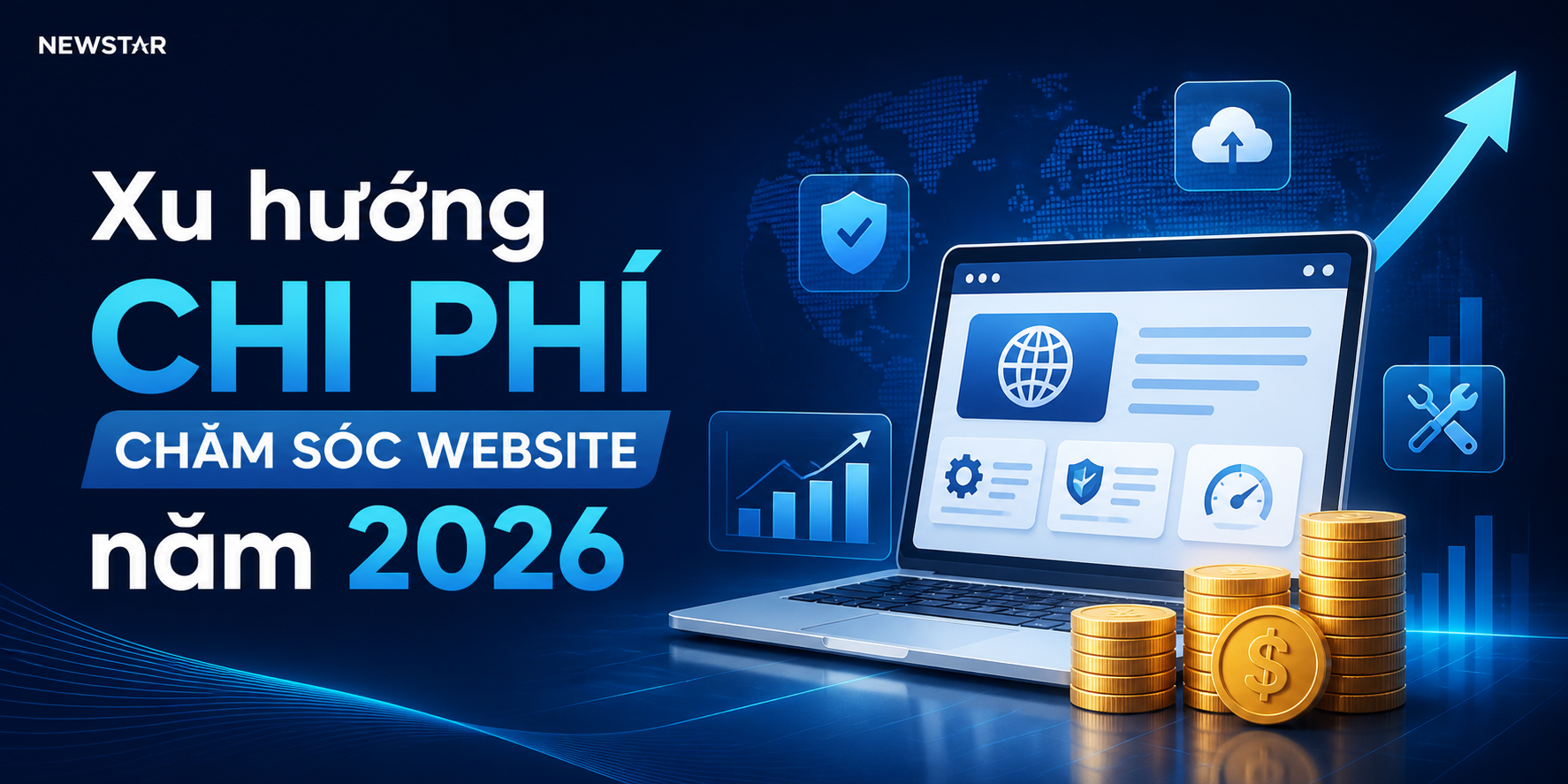 Xu hướng chi phí chăm sóc website năm 2026
